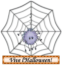 vive Halloween araignée